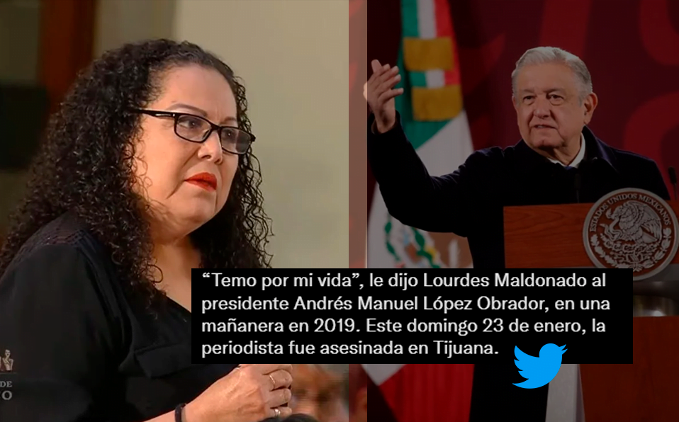 López Obrador habló del asesinato de la periodista Lourdes Maldonado
