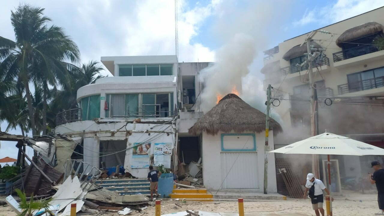 Tras explosión en hotel; mueren dos en Playa del Carmen