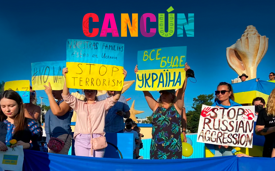 Turistas que visitaban Cancún se han quedado sin regreso, piden refugio