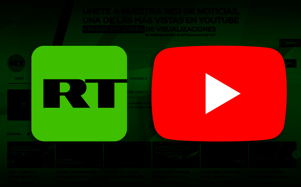 YouTube censura contenido Ruso