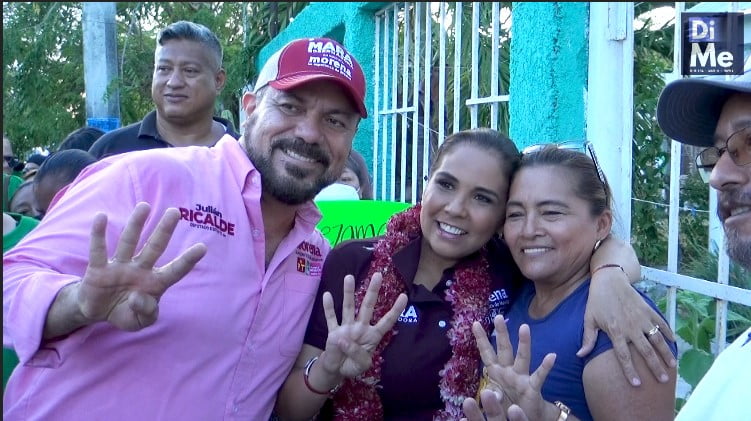 Video: Mara Lezama recorre Puerto Morelos escuchando peticiones