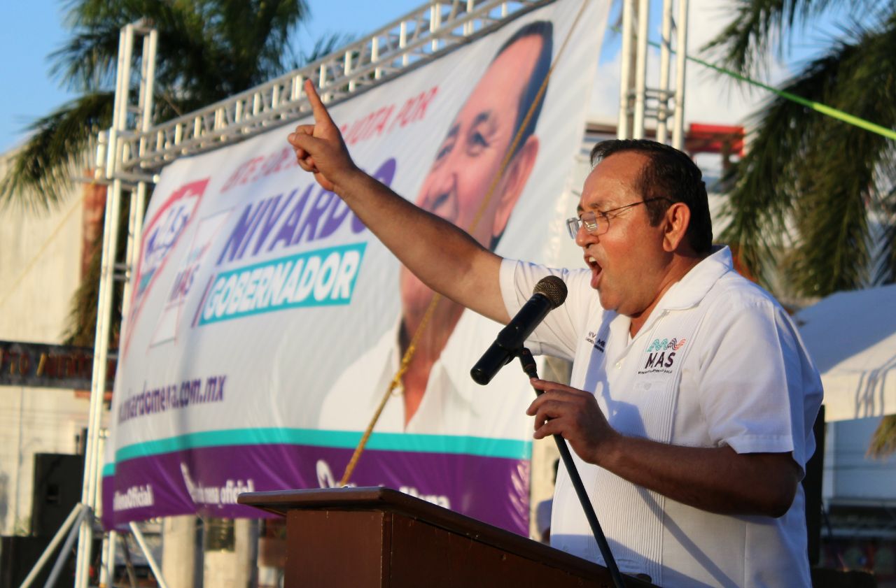 Nivardo Mena asegura paz y tranquilidad para Quintana Roo