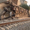 Tren se descarrila en Ecatepec y afecta vialidad