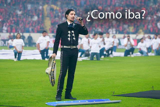 ¿Cómo iba? Alex Fernández le cambia letra al himno nacional