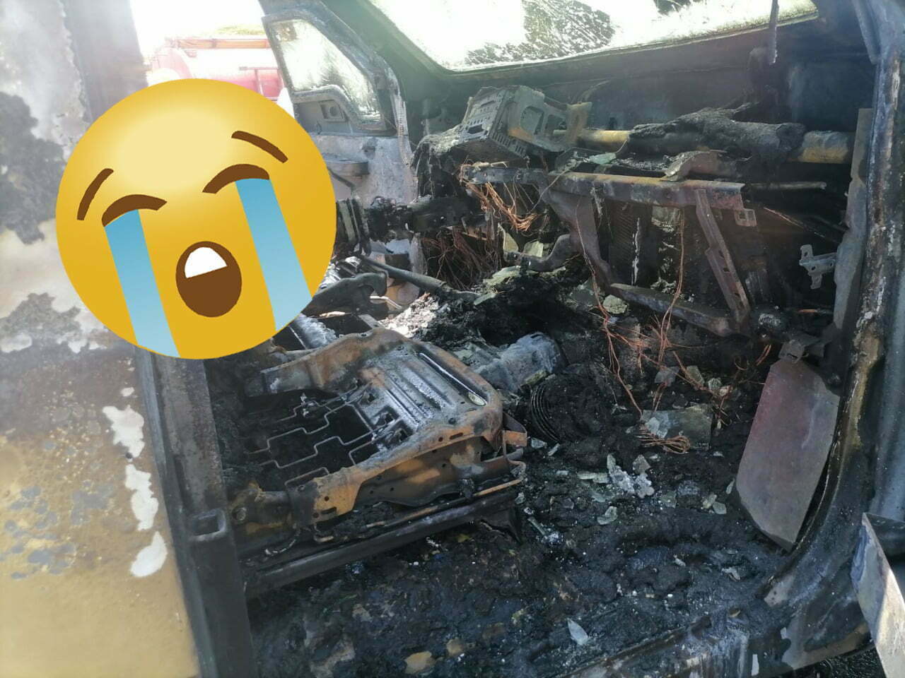 Mal mes para Cometra, ahora se incendia un camión