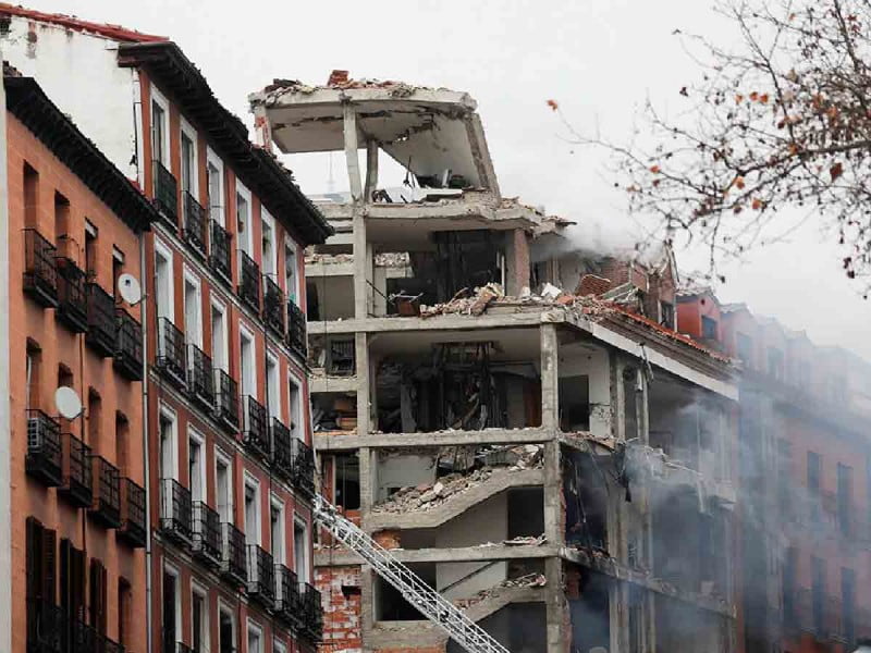 Explosión en Madrid deja 17 heridos y dos desaparecidos
