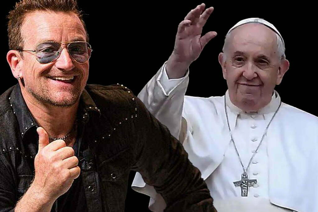 Papa Francisco y Bono de U2 lanzan movimiento juntos