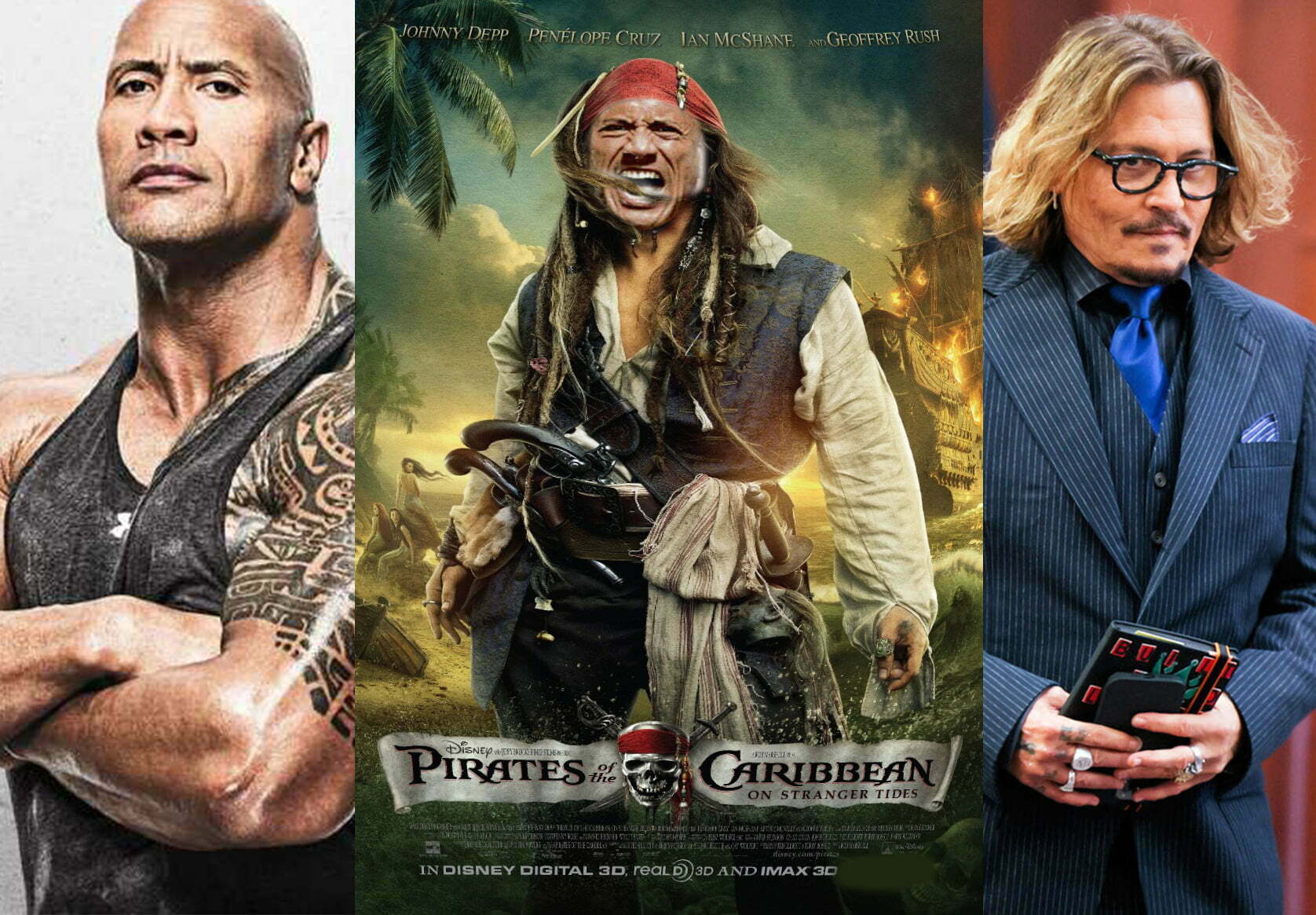 ¿La Roca podría sustituir a Depp en Piratas del Caribe?