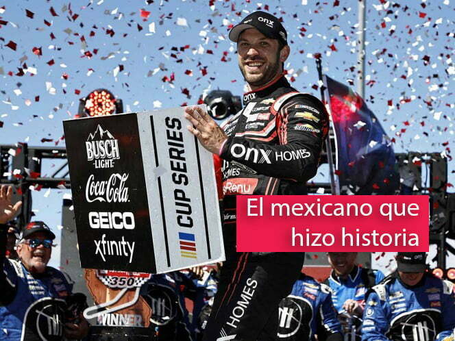 Daniel Suárez primer piloto mexicano en ganar la NASCAR Cup