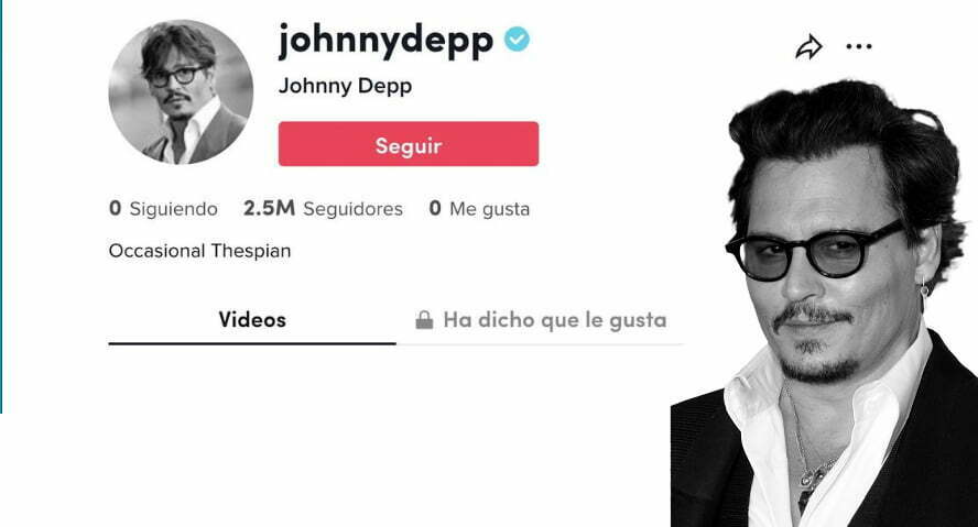 Johnny Depp abre cuenta de tik tok