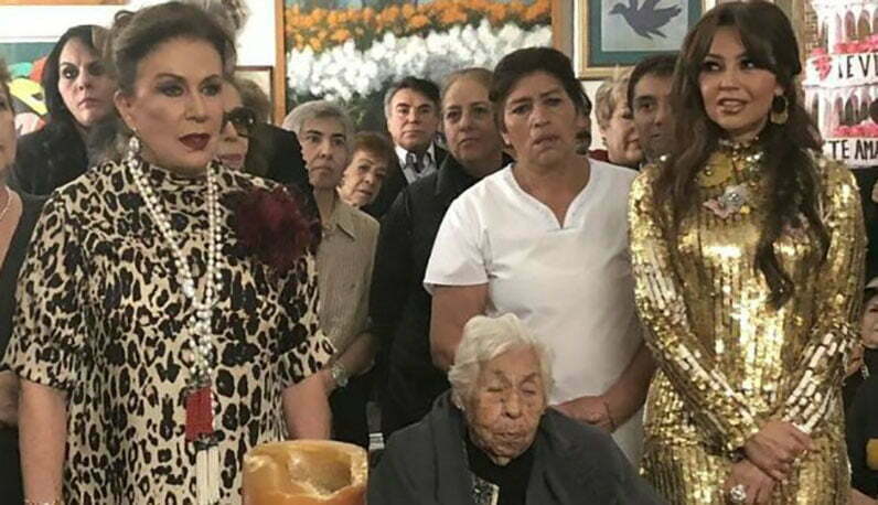 Fallece a los 104 años la abuelita de Thalía y Laura Zapata
