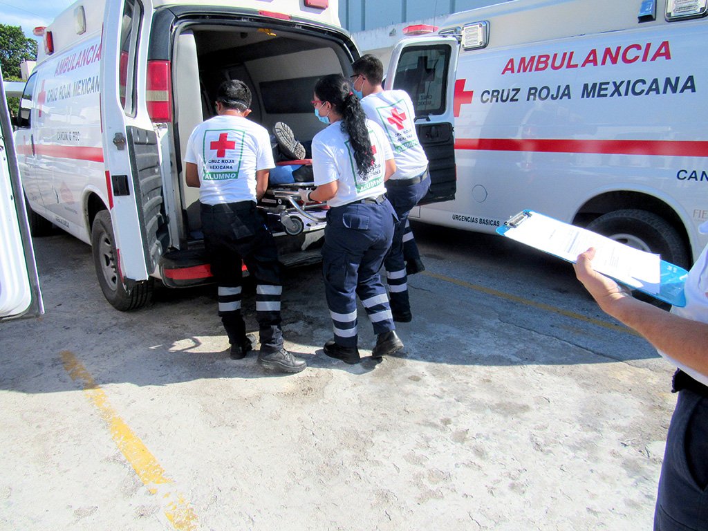 Aumentan más de 400% atenciones a pacientes COVID en Cruz Roja de Cancún