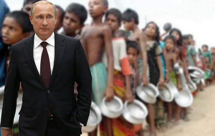 Rusia planea matar de hambre a africanos para ganar guerra