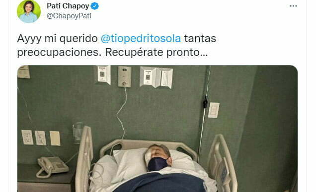 Paty Chapoy sube foto de Pedrito en el hospital y la cancelan