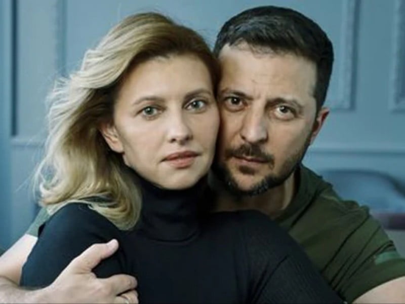 Presidente de Ucrania y su esposa posan para revista ‘Vogue’ en plena guerra
