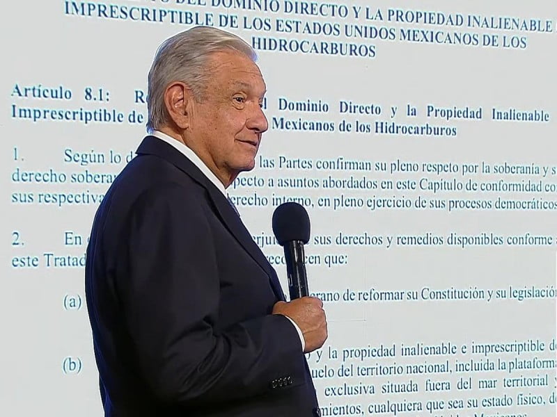 Si acceder a mercado de EU implica ceder soberanía, no lo aceptamos: López Obrador