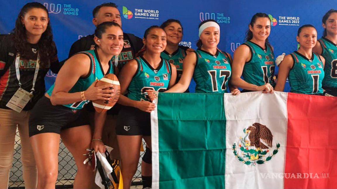 Mexicanas conquistan el oro en Flag Football en los WG