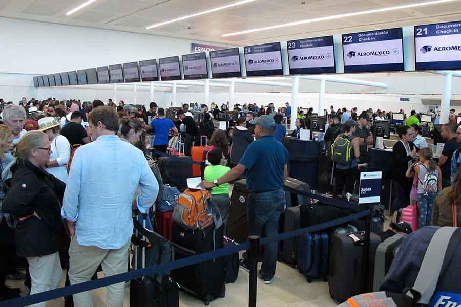 Aeropuerto Internacional de Cancún, el que más viajeros recibe en México