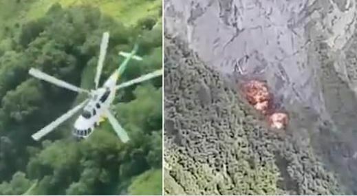 Al menos 9 muertos tras caída de helicóptero de rescate