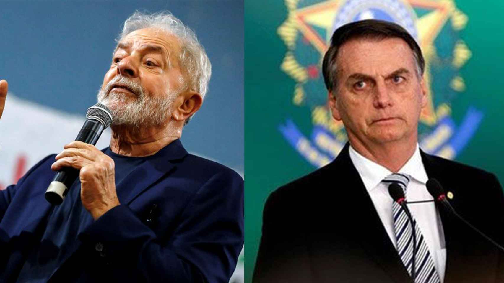 Lula tiene 18 puntos desventaja ante Bolsonaro
