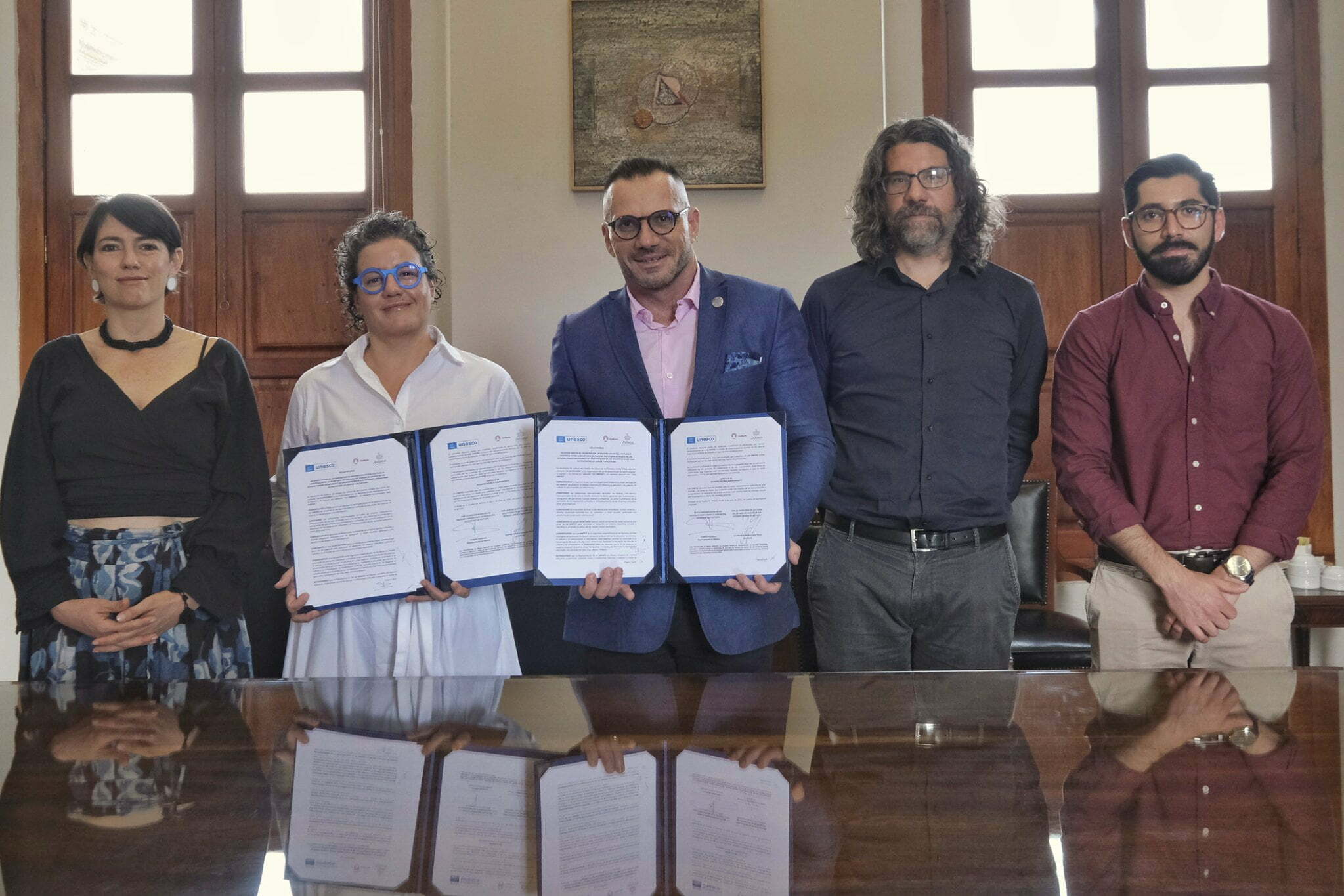 Por la cultura de Jalisco, firman convenido con la UNESCO