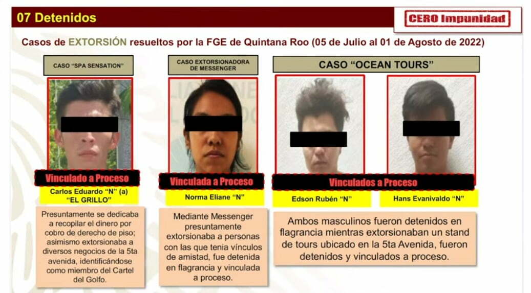 Destacan detención de extorsionadores en Solidaridad desde la ‘Mañanera’