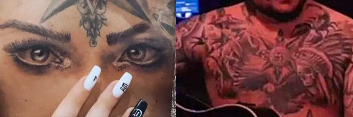 Nodal muestra que se tatuó en lugar de los ojos de Belinda