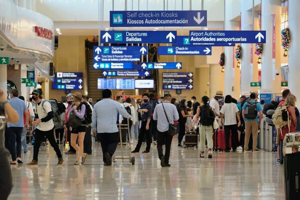 Prevé Aeropuerto de Cancún cerrar el año con más de 25 millones de pasajeros trasladados