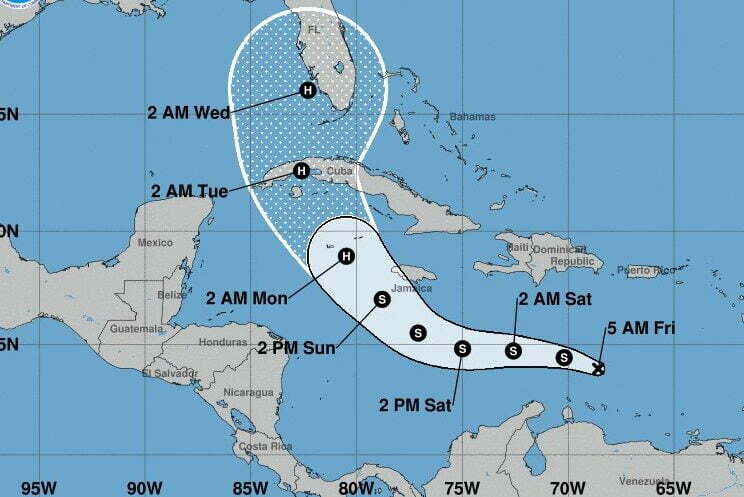 Se forma la depresión tropical 9 cerca de Quintana Roo