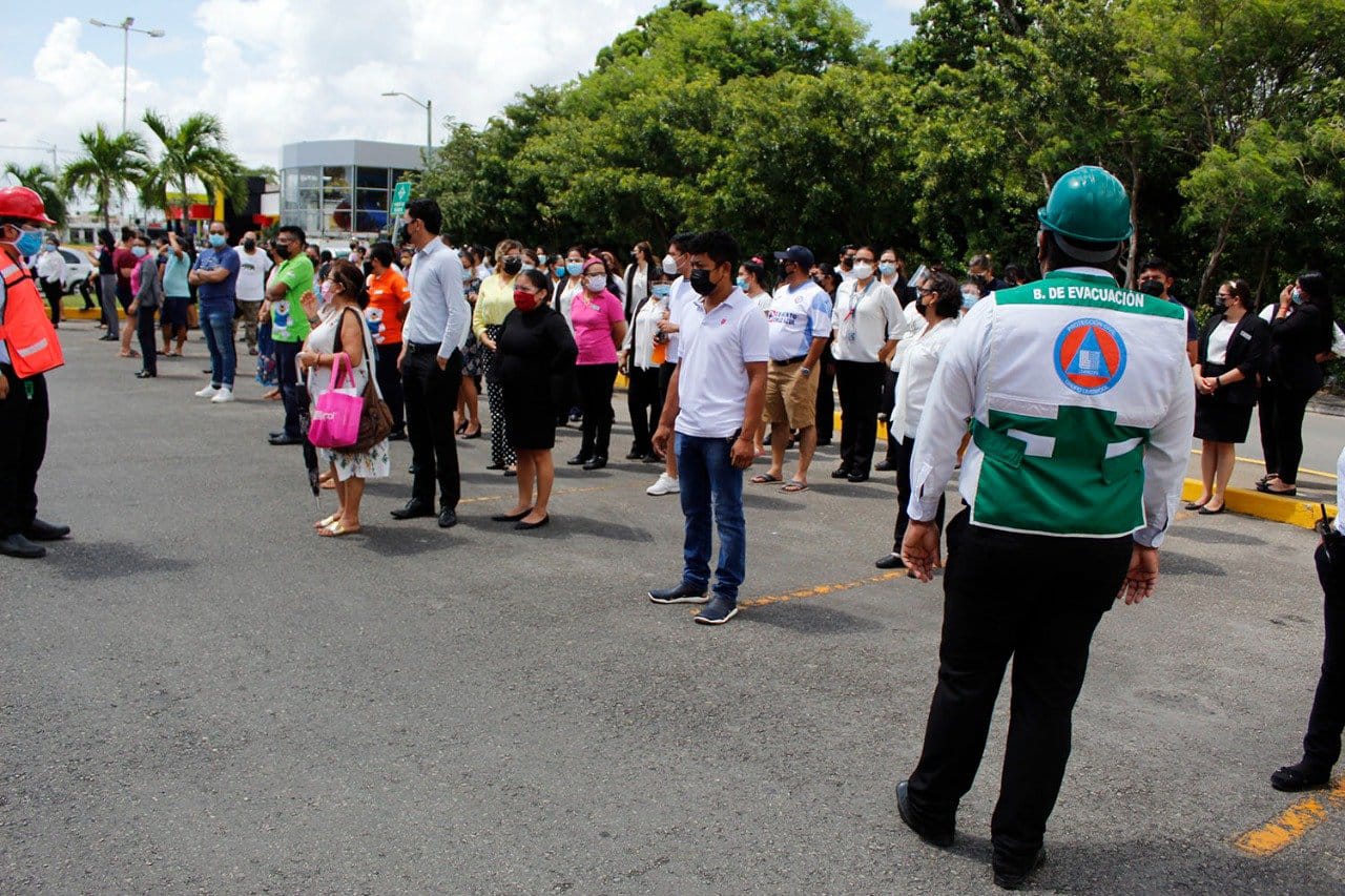 Todo está listo para realizar en Cancún Mega Simulacro Nacional de Protección Civil