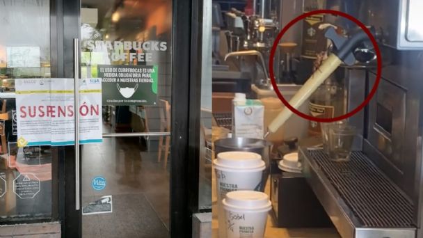 VIDEO: Clausuran Starbucks en Cancún, tras denuncia por tener cucarachas