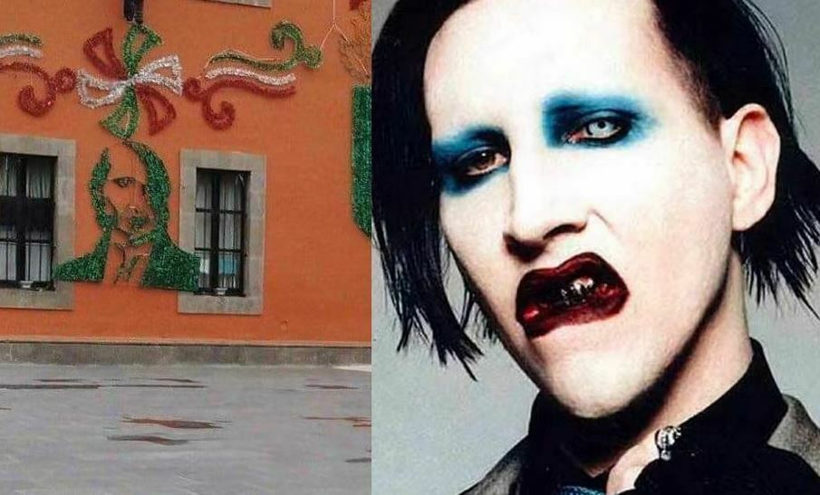 VIRAL: “¡Viva Marilyn Manson! ¡Viva!”, adorno de Miguel Hidalgo es comparado