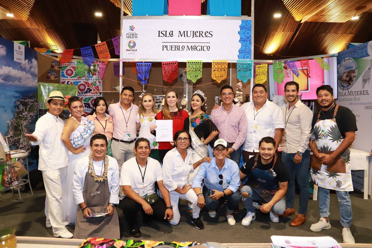Concluye con gran éxito la participación de Isla Mujeres en el 4to.Tianguis de Pueblos Mágicos
