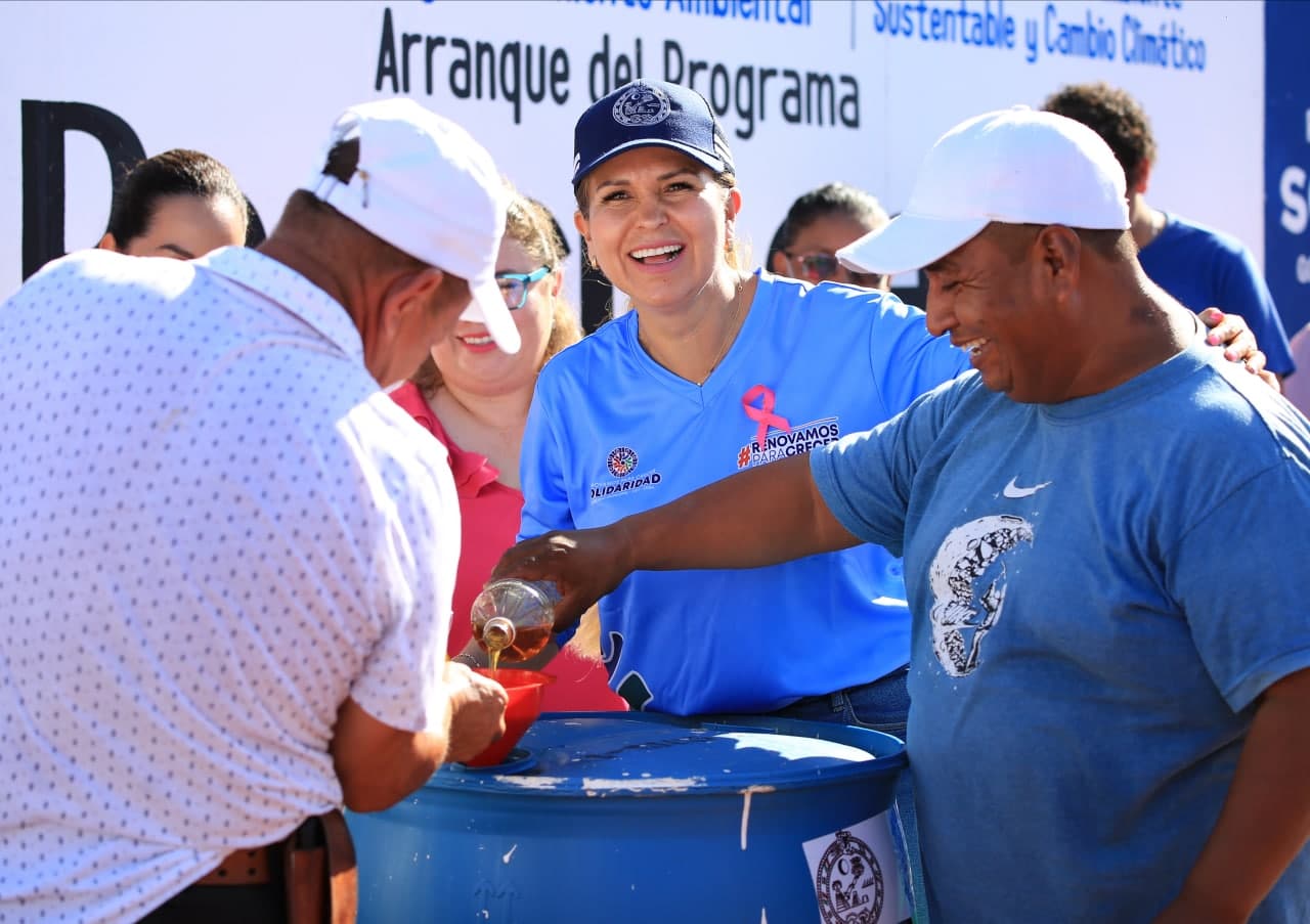 Lili Campos a favor de la cultura del reciclaje