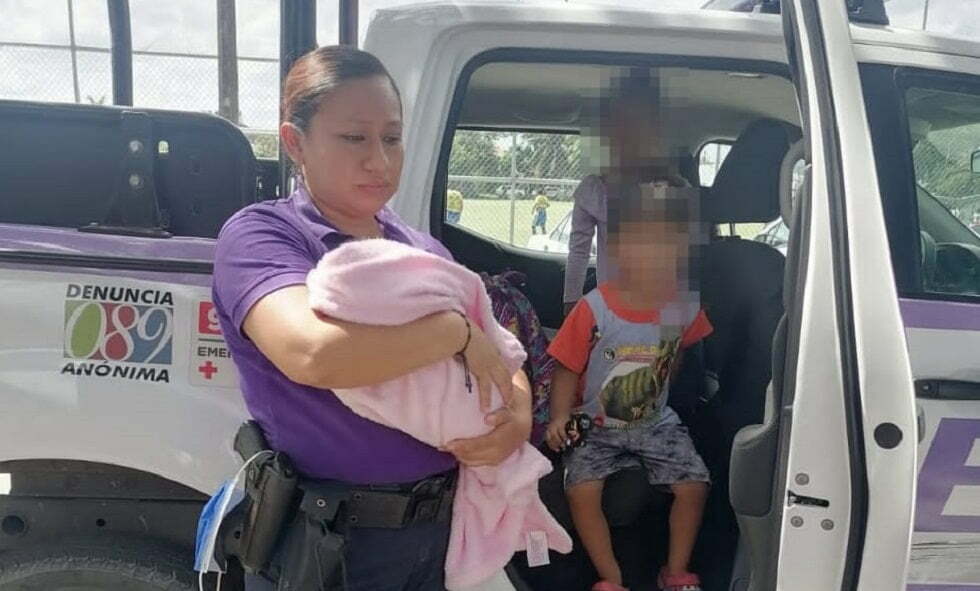 Grupo GEAVIG rescata a tres menores abandonados en una casa de Cancún
