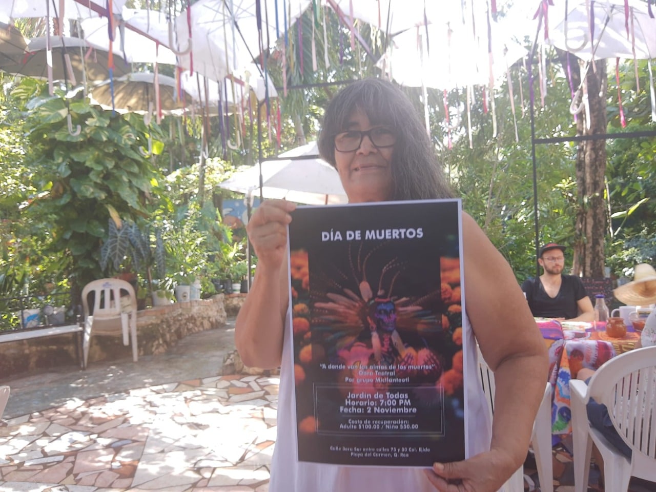 Invitan a celebrar el Día de Muertos en el centro cultural ‘Jardín de Todas’ en Playa del Carmen