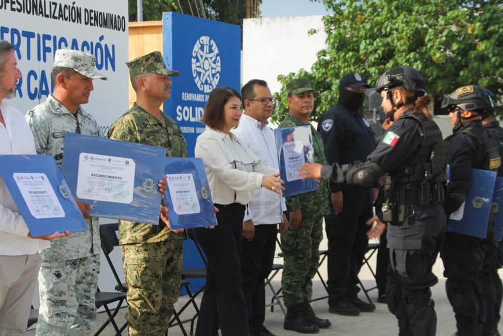 Gobierno de Lili Campos apuesta por la capacitación a elementos policíacos