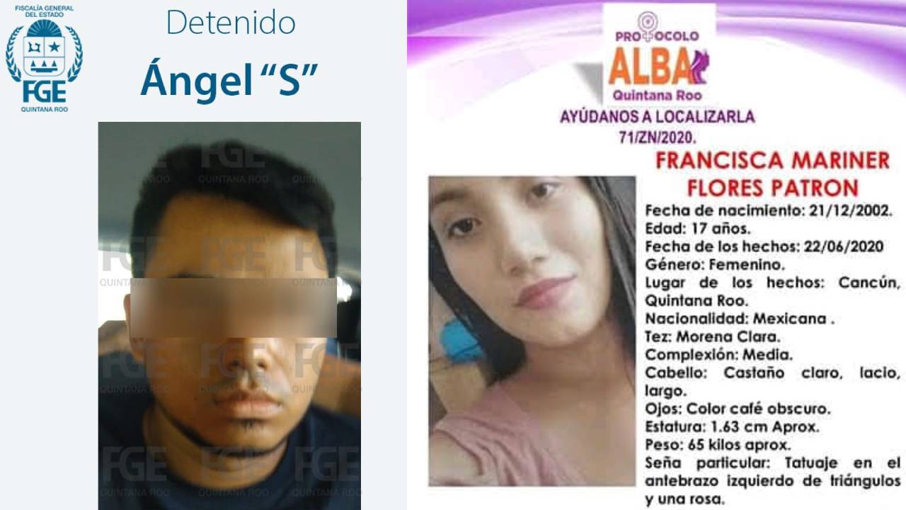 Capturan a Ángel “S” presunto responsable de desaparición de adolescente en Cancún