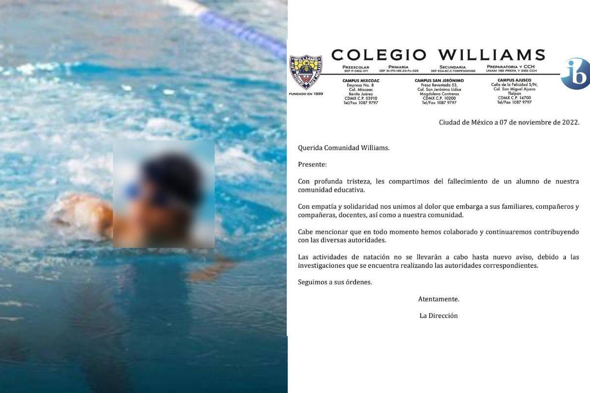Niño muere ahogado en clase de natación en el Colegio Williams; no había maestros supervisando