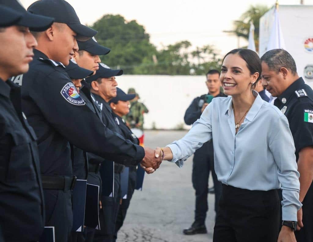 Reconoce Ana Patricia Peralta esfuerzo de elementos policíacos