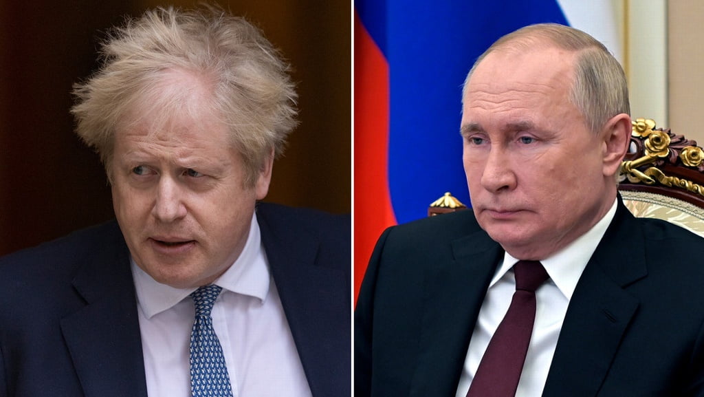 Revela Boris Johnson que fue amenazado por Putin