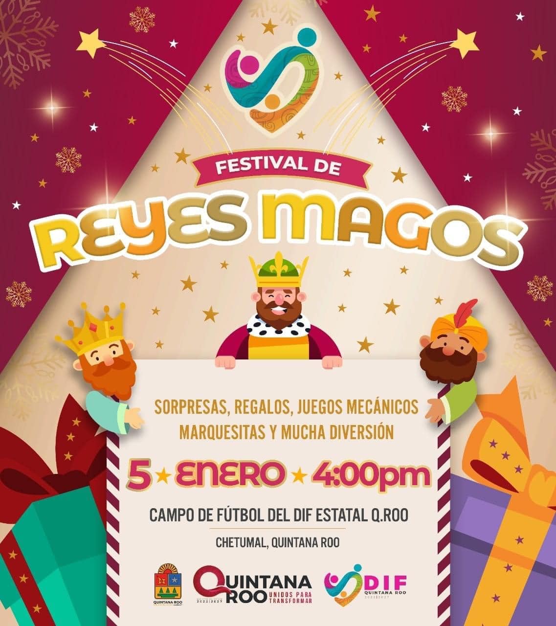 Celebrará DIF festival del Día de Reyes Magos en la capital
