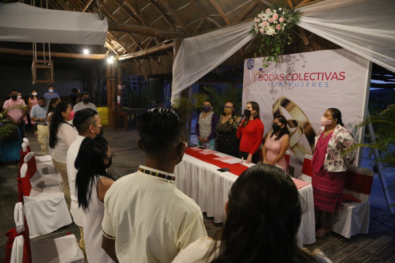 Invita Atenea Gómez a isleños a participar en las bodas colectivas