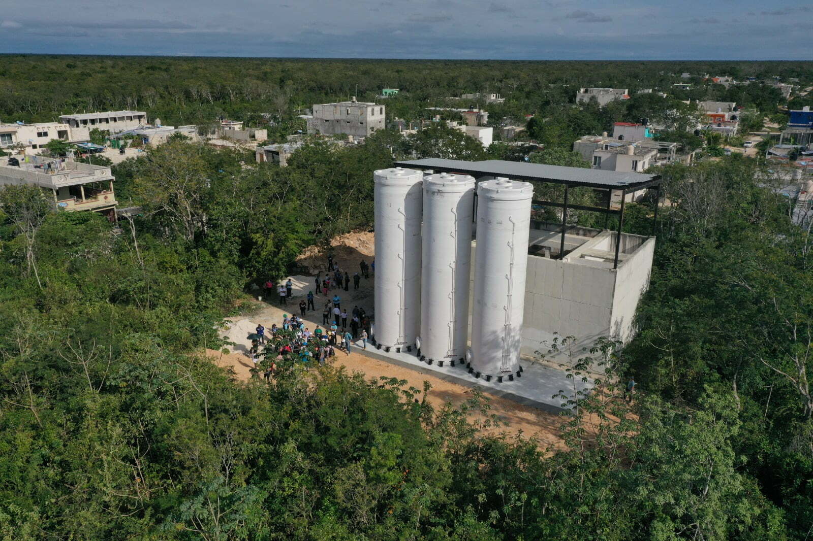 Logra Lili Campos la Planta de tratamiento en Cristo Rey