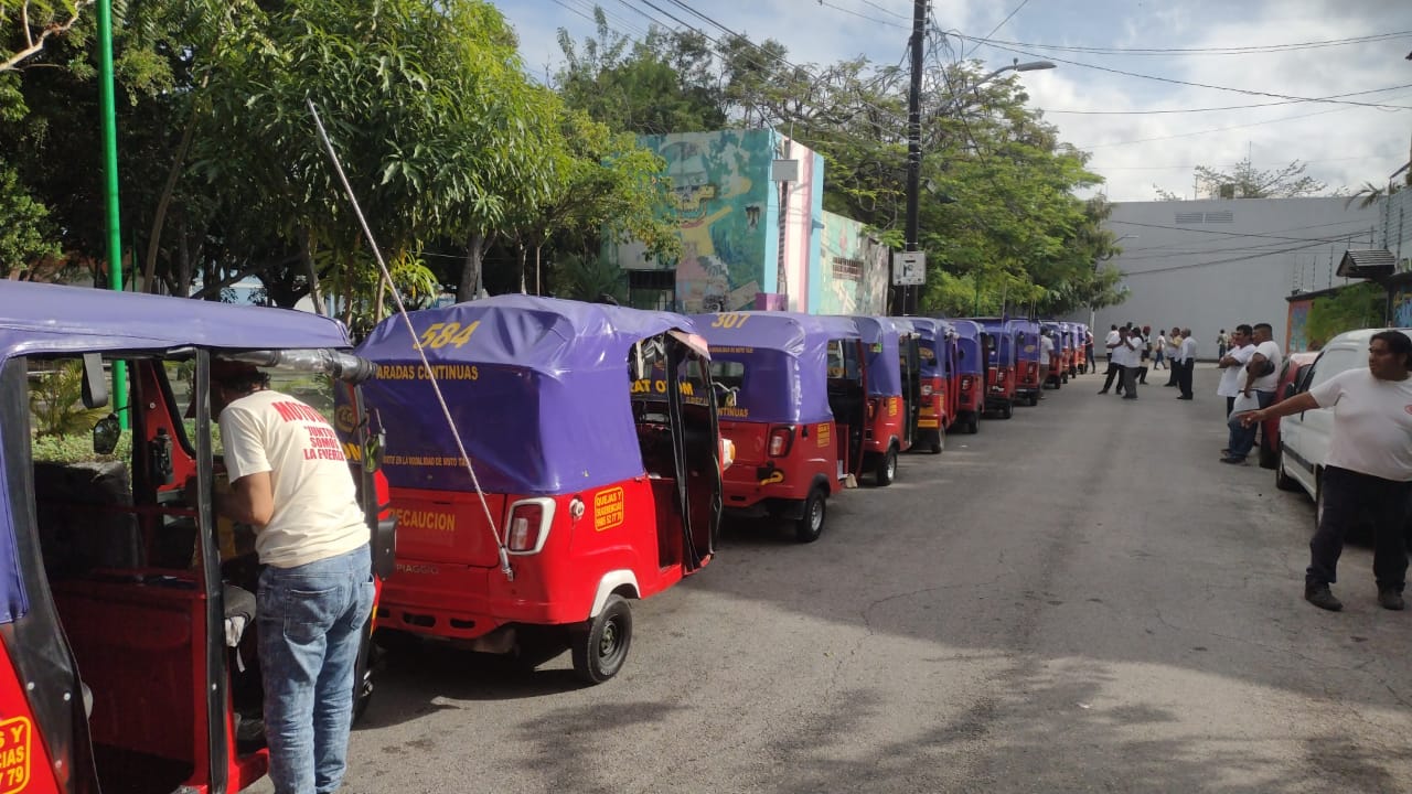 Con avance al 50% el censo de mototaxistas en Cancún