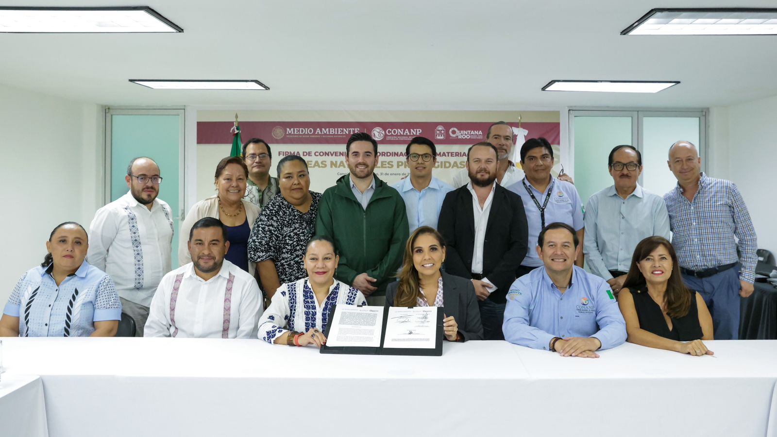Gobierno de México y del Estado firman acciones de protección de la riqueza natural de Quintana Roo