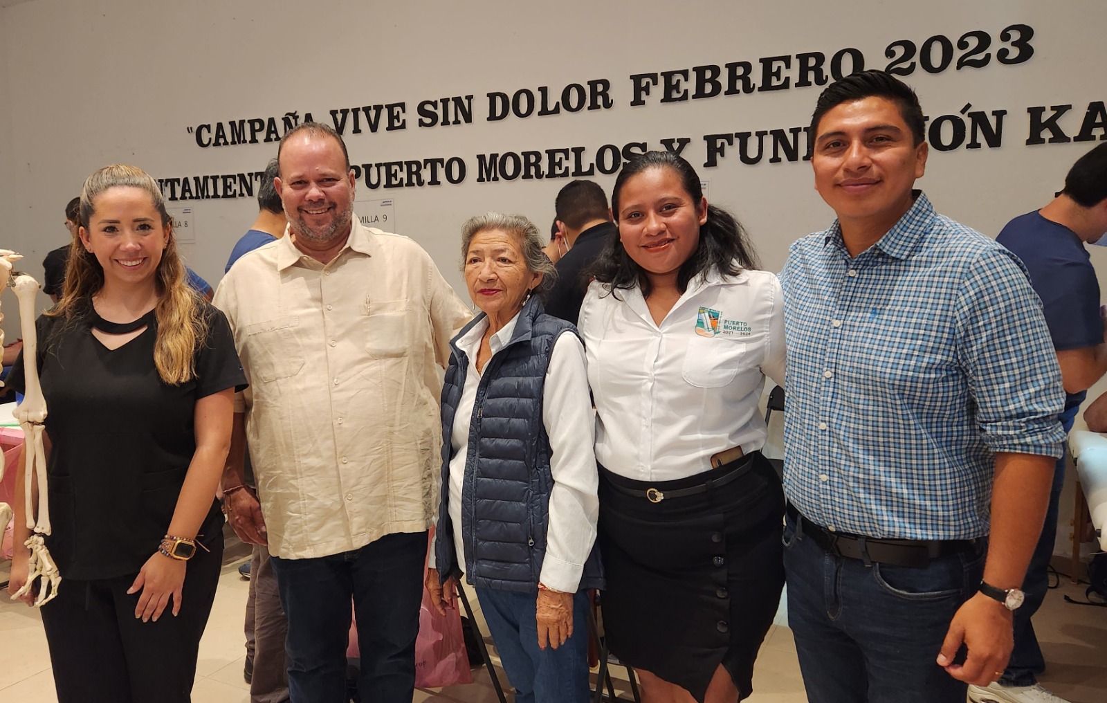 DIF Puerto Morelos une esfuerzos en la campaña “Vive Sin Dolor”