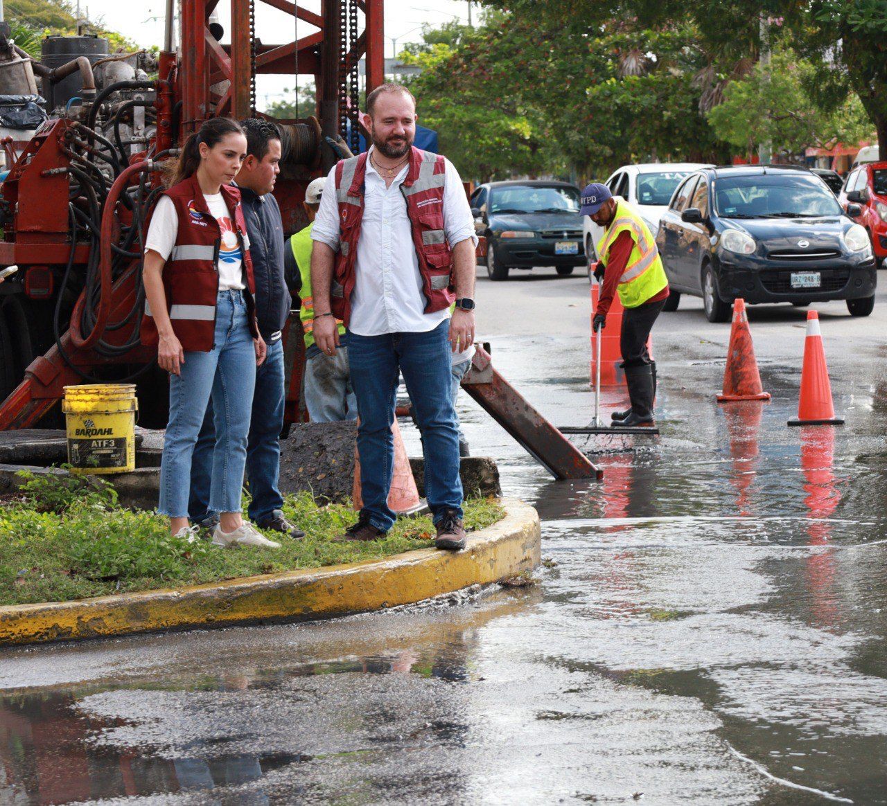 Activan trabajos preventivos por lluvias en Cancún