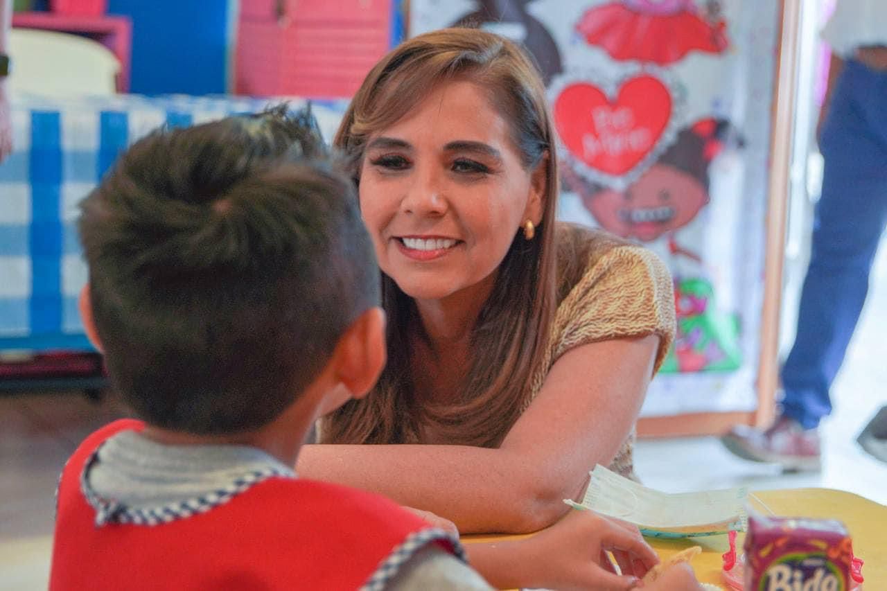 Mara Lezama entrega salón de usos múltiples en Jardín de Niños “Pedro de Gante”
