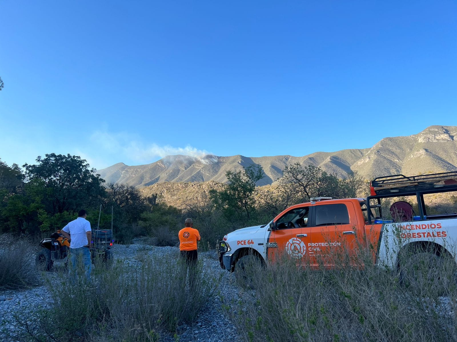Se registra el sexto incendio forestal en Nuevo León